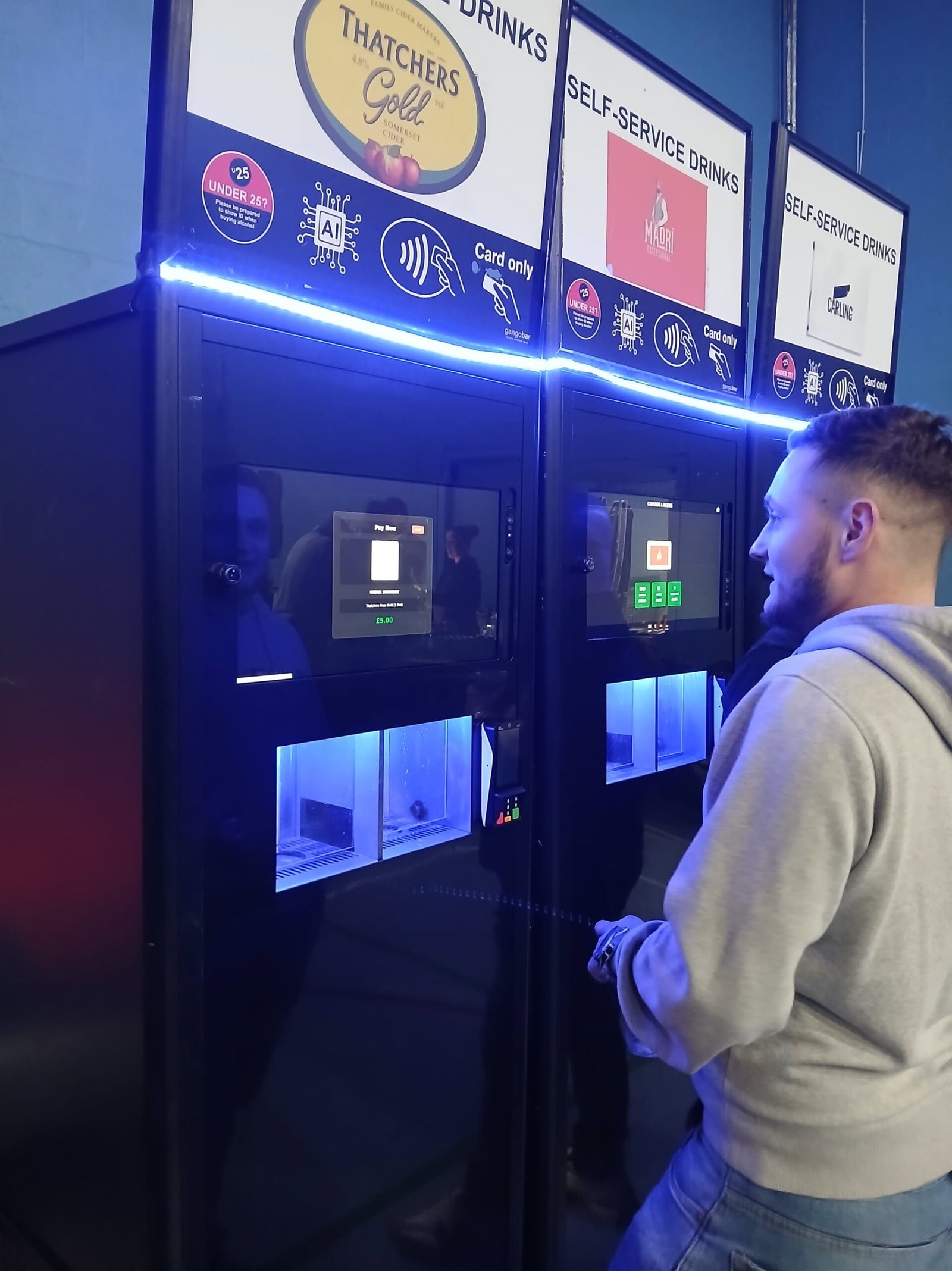 GangoBar autonomous bar system deployed at venue